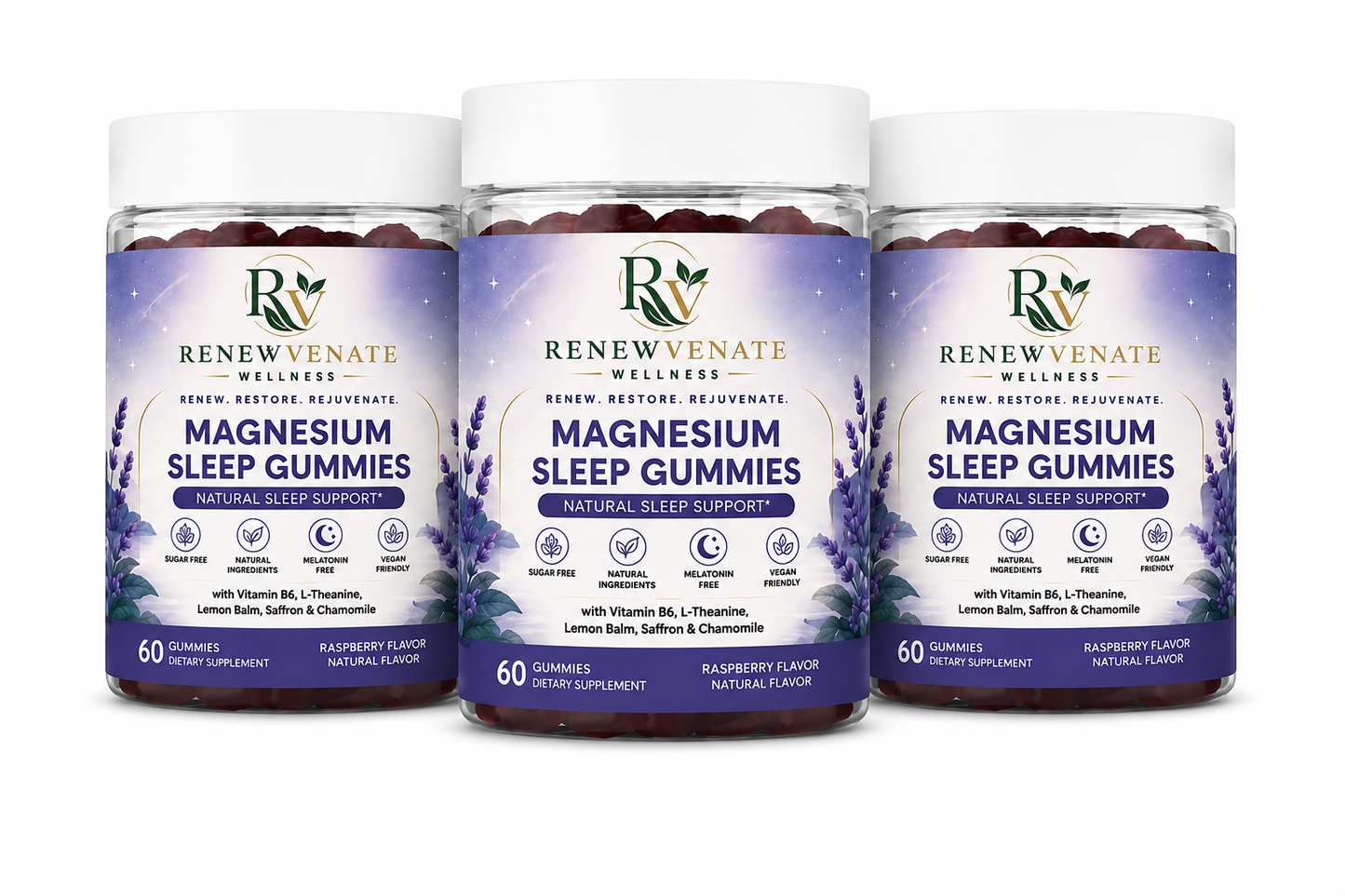 Renewvenate Magnesium Sleep Gummies